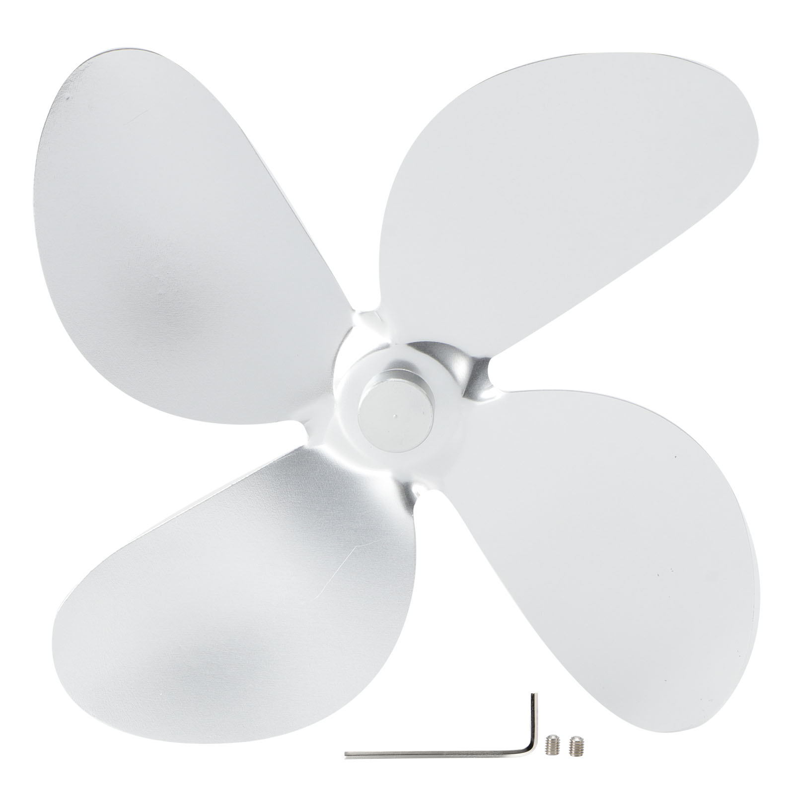Schornsteinventilatorflügel, Ofenventilator-ersatzteile, Ofenzubehör, Silber