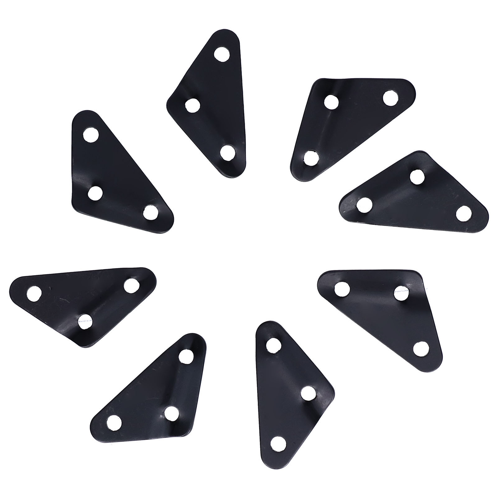 Set Mit 8 Dreieckigen Schlaufen Aus Aluminiumlegierung Für Sonnenschirmseile, 3-loch-seilversteller, Picknickzeltzubehör