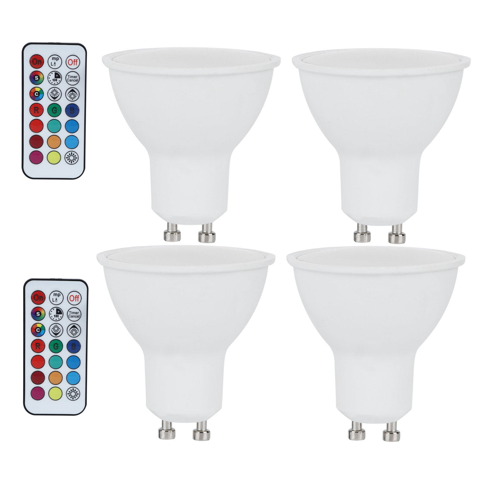 3w Rgb Led-spotlampe Mit Farbwechselfunktion Und Fernbedienung Für Schlafzimmer, Flur, Hotel, Bar 85265v (gu10 Rgb Warmweiß)