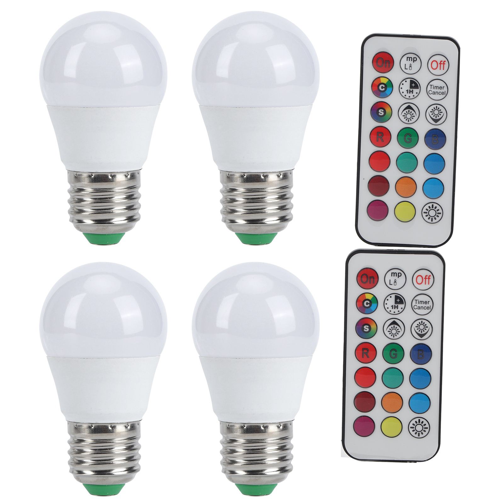 45w Rgb-led-lampe, Mehrfarbige Lampe Mit Fernbedienung Für Schlafzimmer, Treppenhaus, Bar, 85v/265v (warmweißes Rgb 3000k, E27-sockel)
