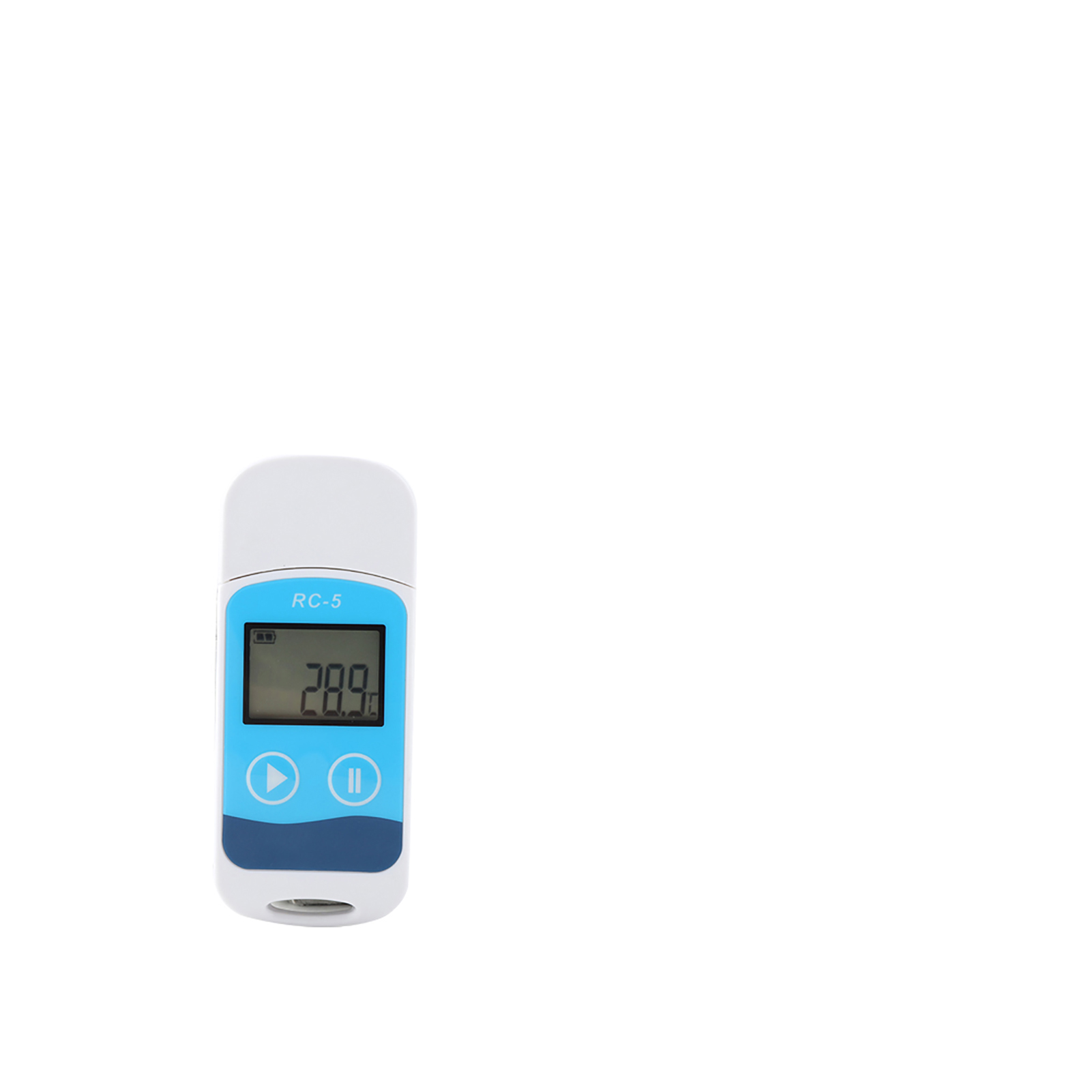 Rc-5 Tragbarer Temperaturdatenlogger, Mini-recorder Mit Lcd-bildschirm Und Internem 32.000-punkt-sensor.