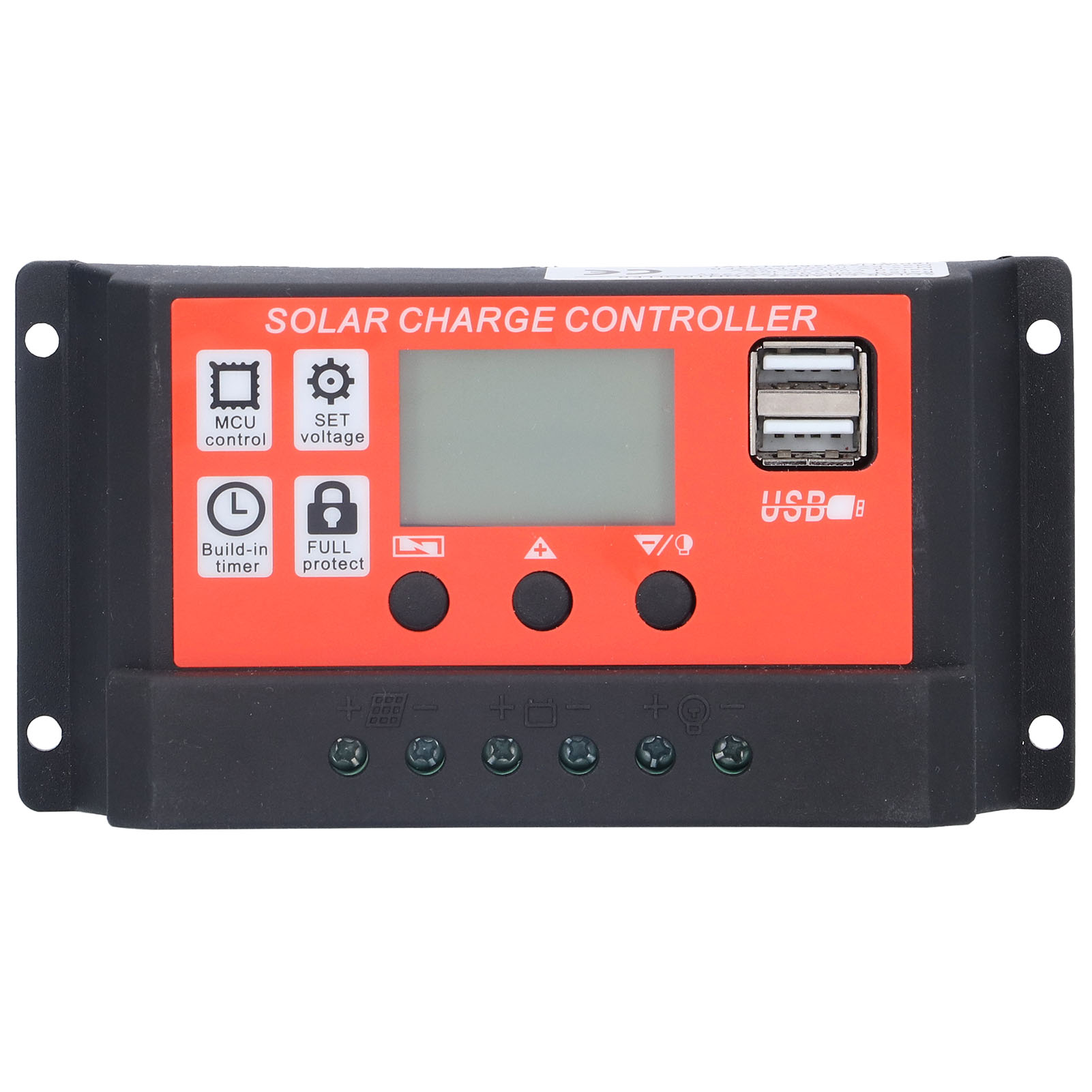 10a 12v/24v Pwm Lcd Solarladeregler – Zubehör Für Photovoltaik-modulsysteme