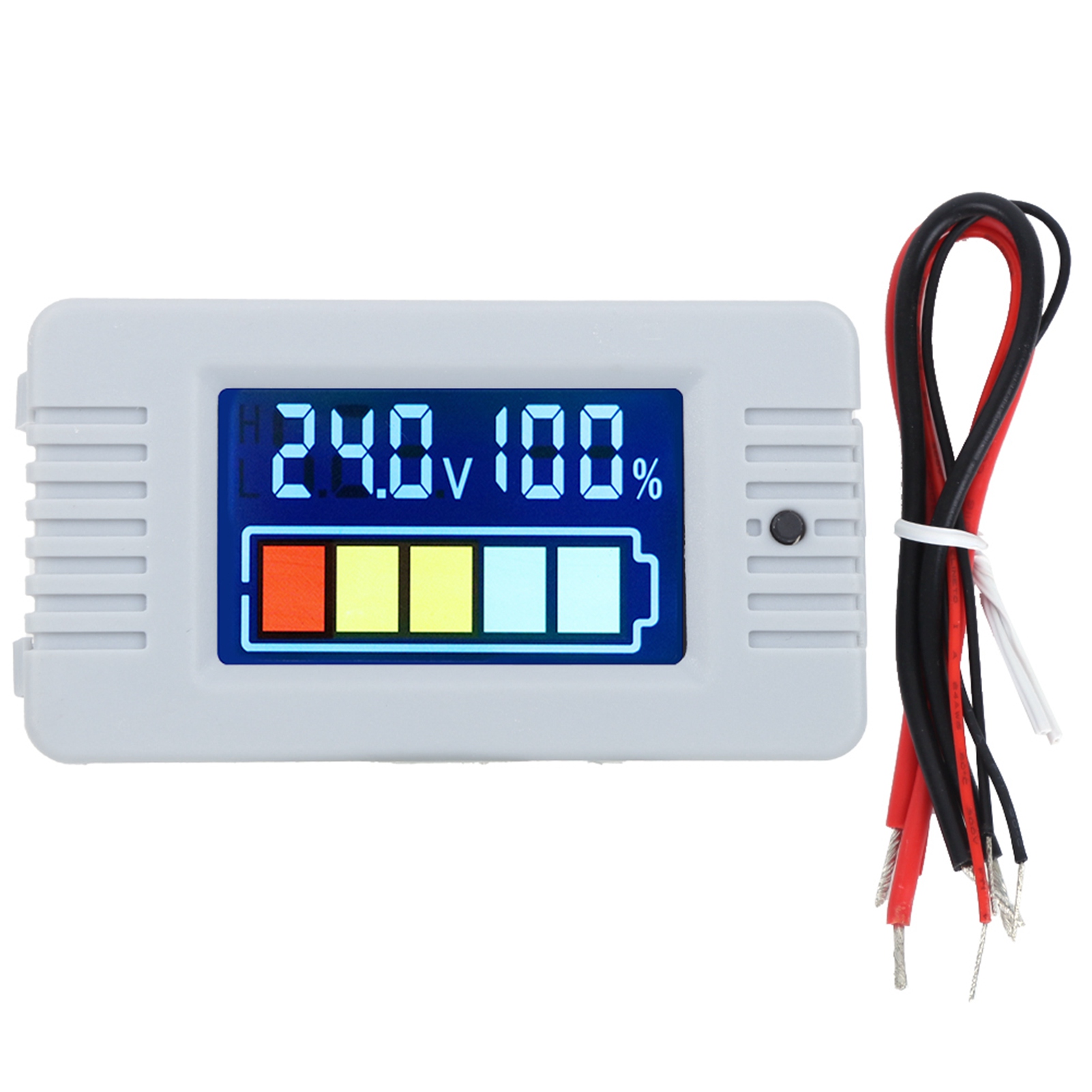 Batteriekapazitätsanzeige, Digitales Lcd-voltmeter, 0100v-leistungsprüfer