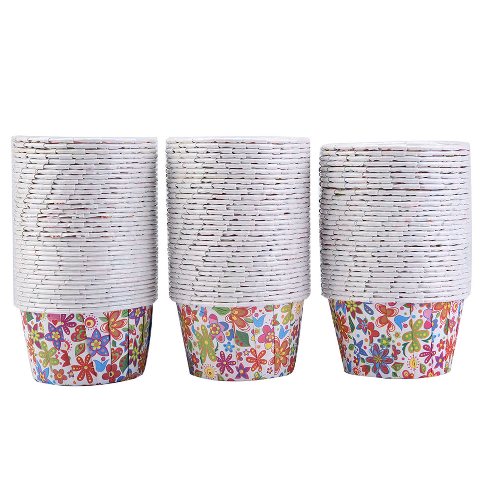 100 Runde Papierförmchen Für Cupcakes Und Muffins, Ideal Für Partys Zu Hause Und Hochzeiten 3