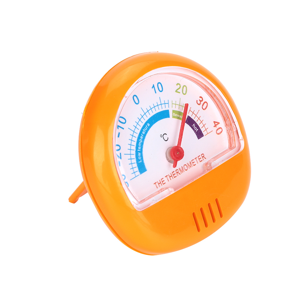Kühlschrank-gefrierschrank-thermometer, Großes Zifferblatt (gelb, Mechanisch)