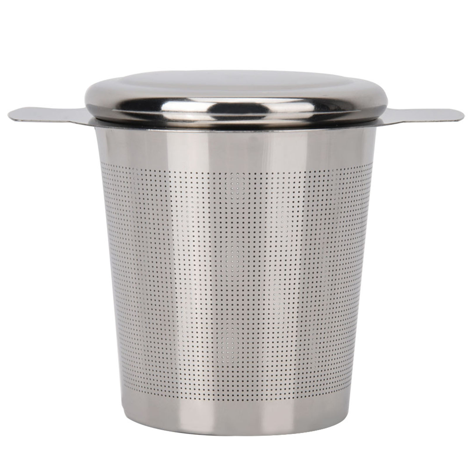 Tee-/kaffeefilter, Teesieb Aus Edelstahl Mit Deckel Und Griff