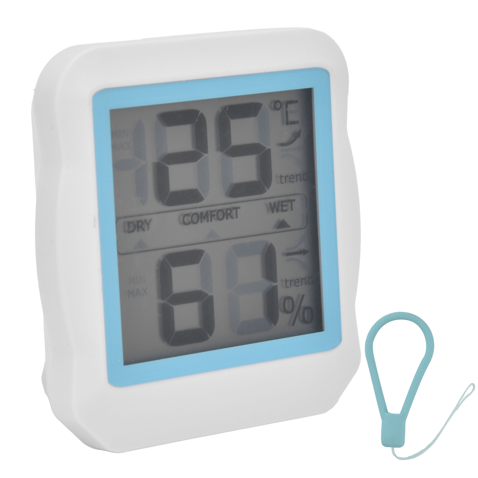 Mini-elektrothermometer-hygrometer Mit Digitalanzeige Und Magnetfuß Für Den Hausgebrauch