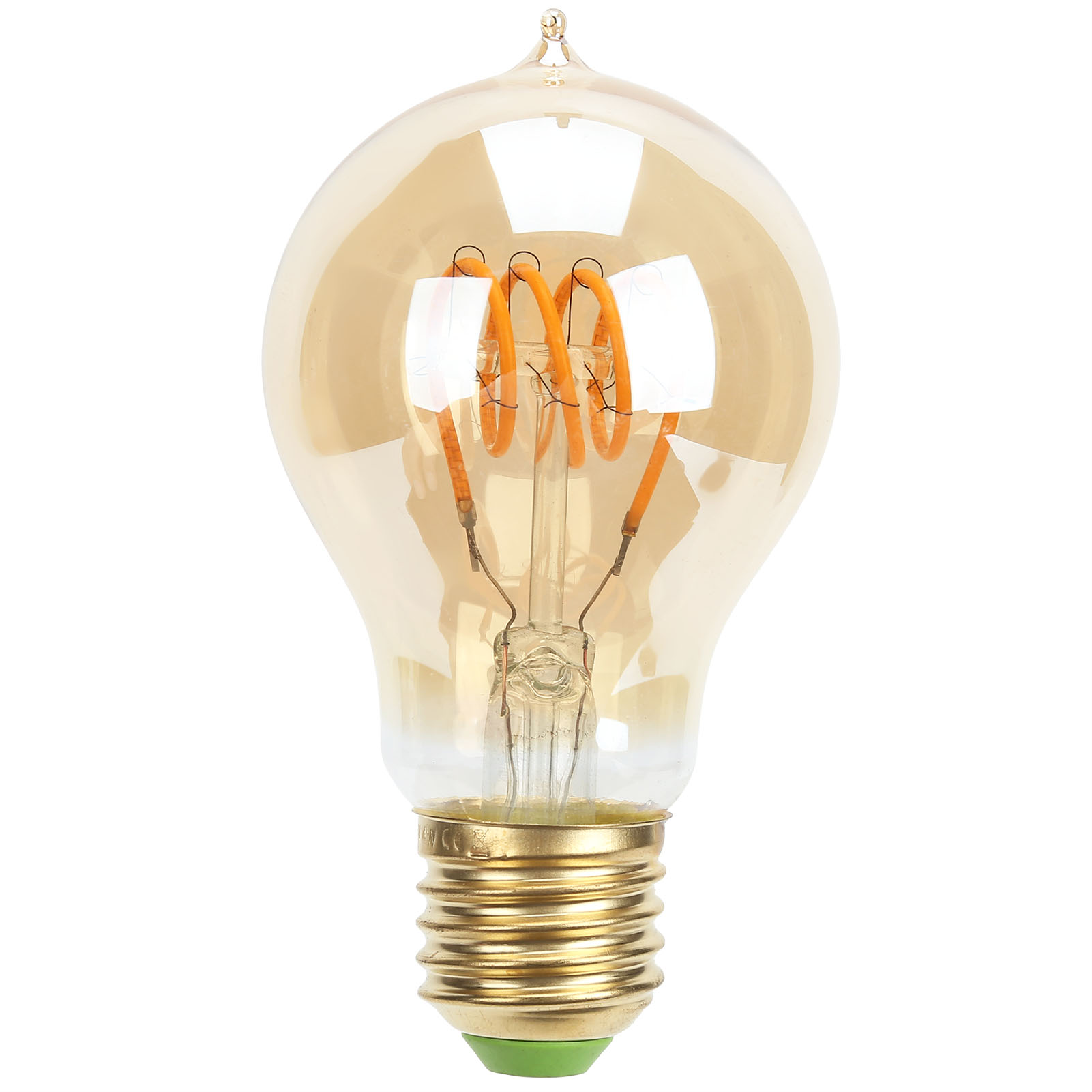 A60 E27 Led-glühbirne Im Antik-stil, 4 W, Dimmbar, Ideal Für Die Café-dekoration, 220 V, Warmes Licht, Goldfarben.