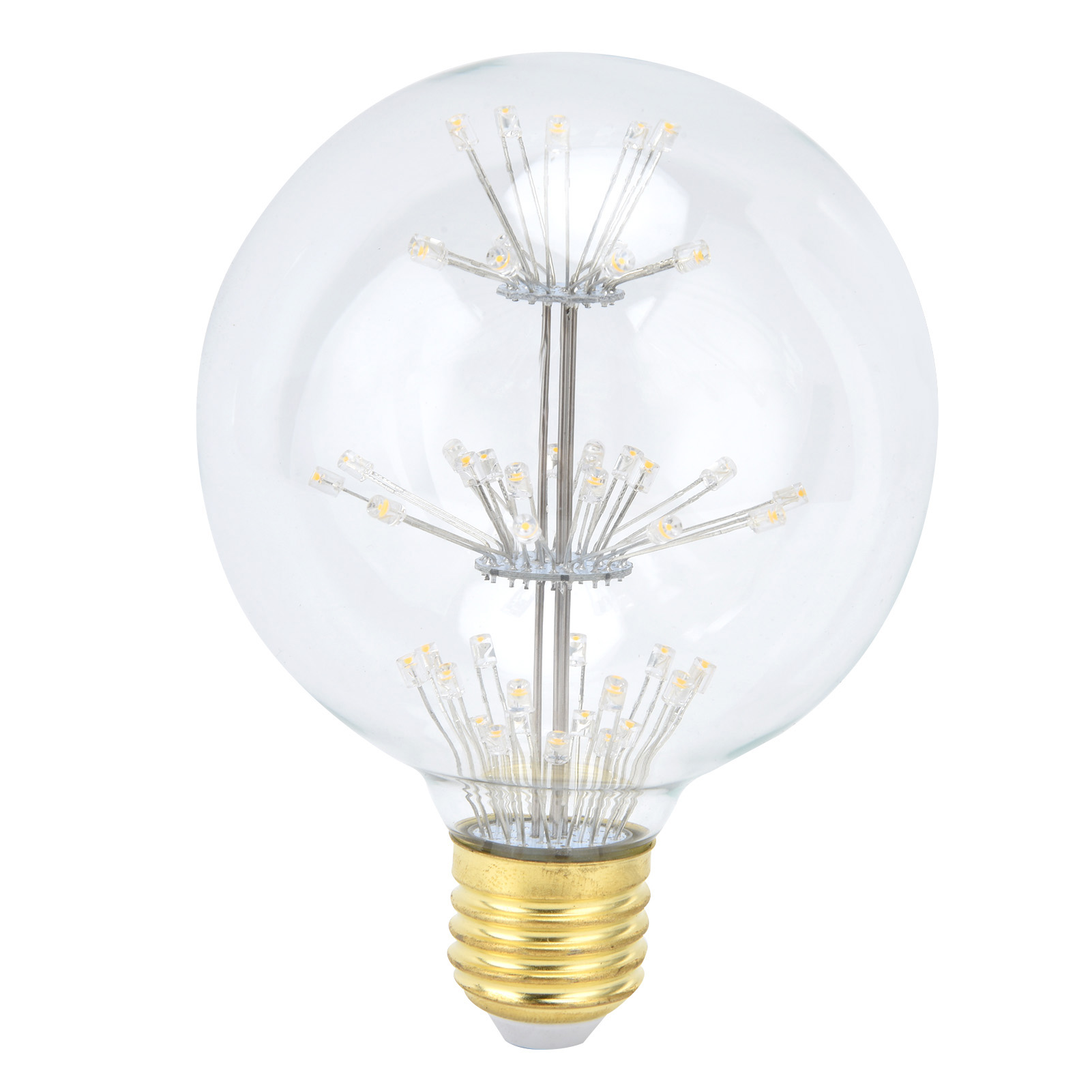 Antike Led-glühbirne 3w G95 E27, Runde Kugellampe Für Festliche Dekoration, 85–265v, Warmweißes Licht