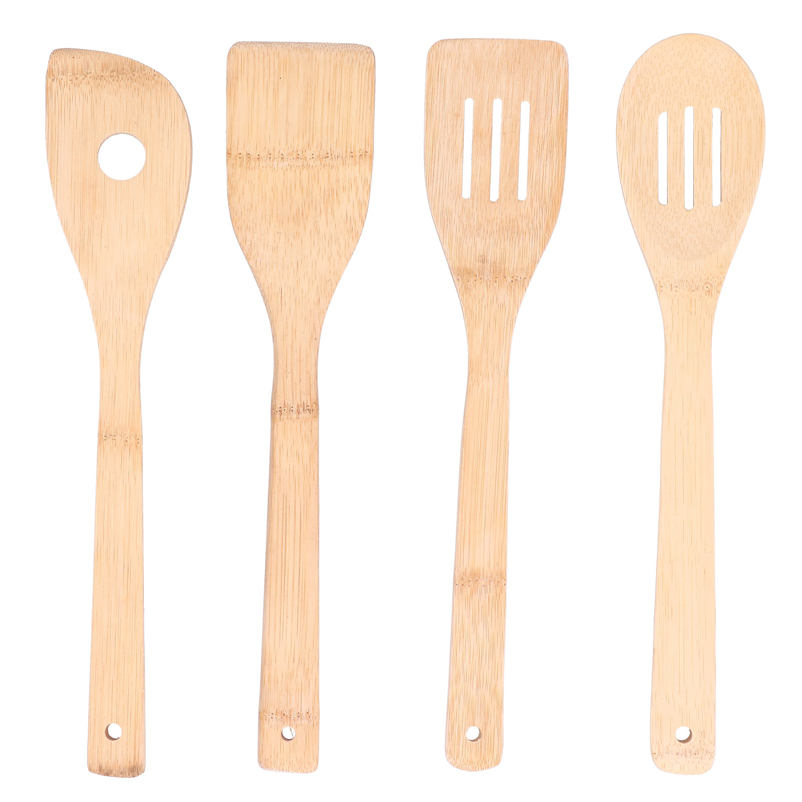 4-teiliges Küchenhelfer-set: Quadratischer Löffel, Runder Pfannenwender, Quadratischer Löffel, Runder Pfannenwender. Ideal Für Den Hausgebrauch.