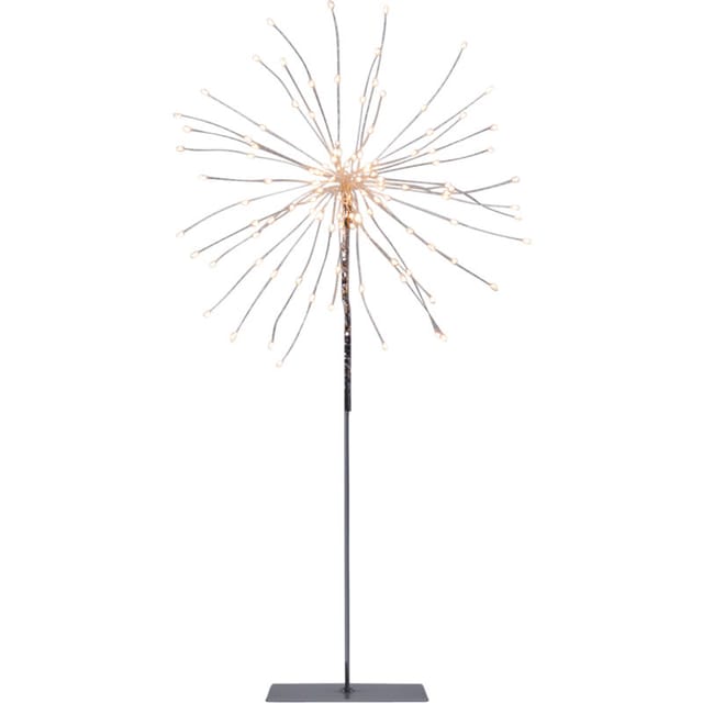 Star Trading - Led Deko-stehleuchte 'firework', 120 Leds, Silber, Warmweiß, 50cm