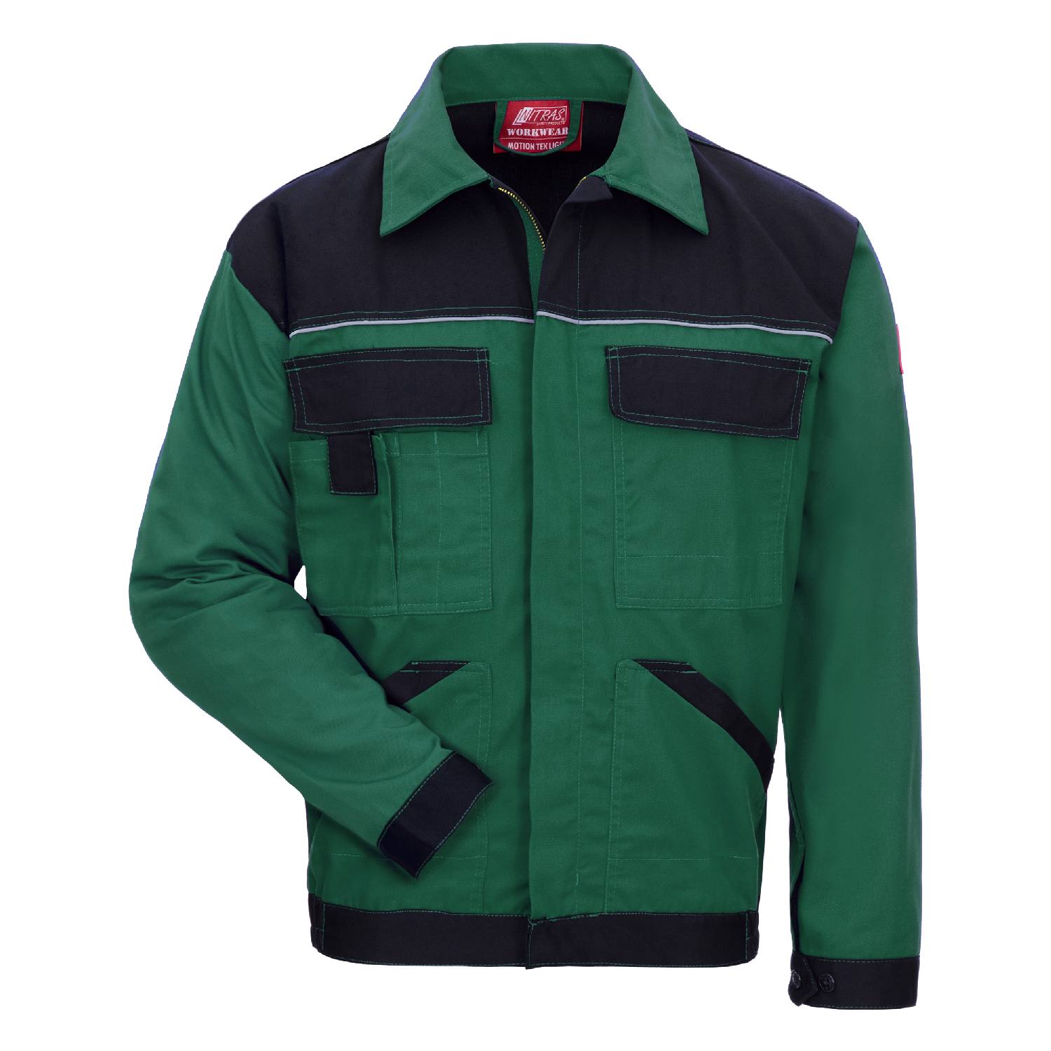 Motion Tex Light Arbeitsjacke Grün Größe 50 - Nitras