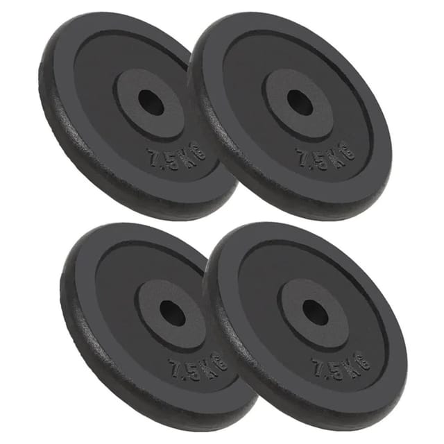 Hantelscheiben 4 Stk. 4x7,5 Kg Gusseisen - Vidaxl