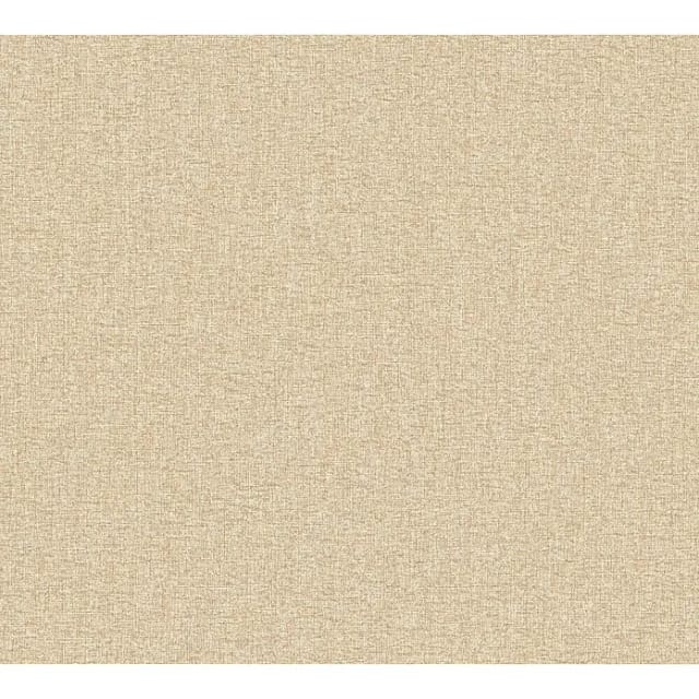 As Creation - A.s Creation Famous Garden 393538 Vliestapete Einfarbig 10.05 X 0.53 M Beige Wohnzimmer Schlafzimmer Büro Naturoptik