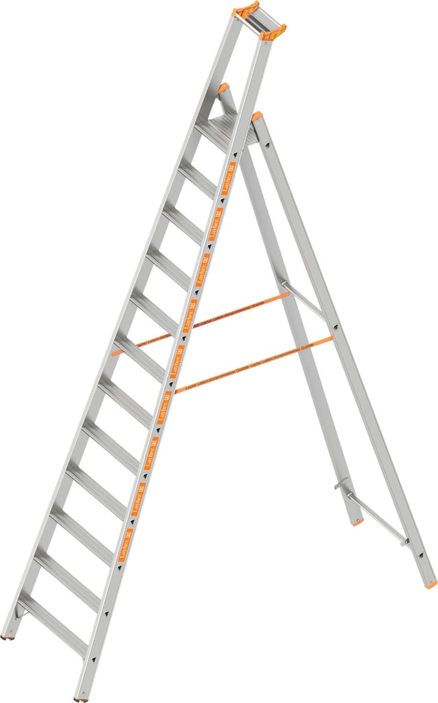 Layher Topic 1064 Stufenstehleiter 12 Stufen
