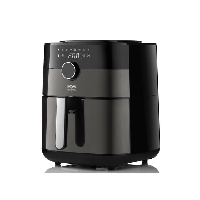 Arzum - Ar2074 Airtasty Heißluftfritteuse Air Fryer Herausnehmbarer Korb Schwarz/silber