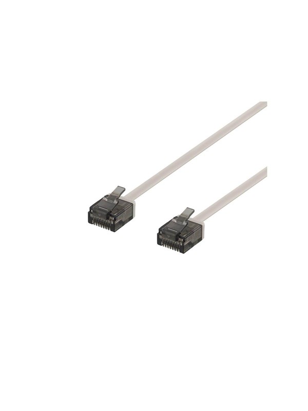 Deltaco patch cable - 50 cm - grey - Grau - 05m