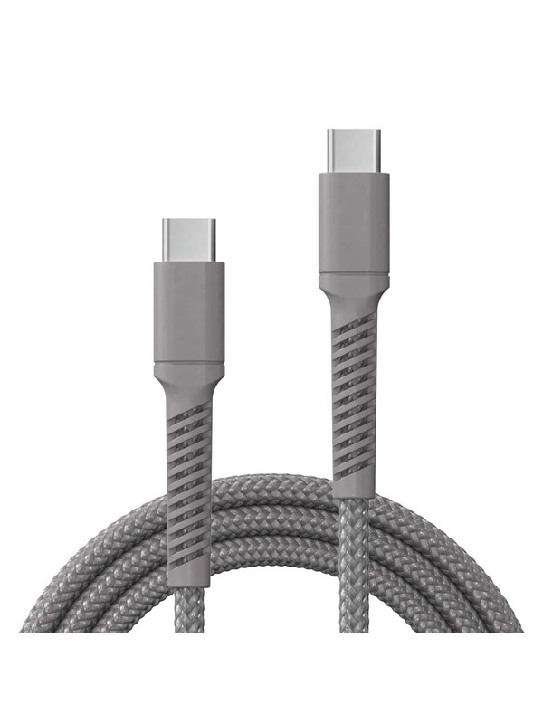 X2O Longlife 100W USB-CC cable 2M - Titan Grey