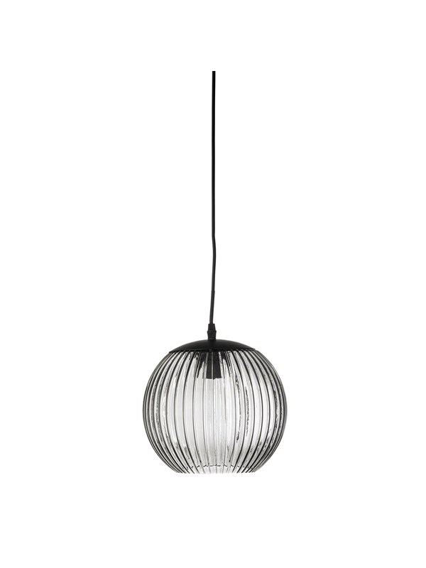 Bloomingville Sybia Pendelleuchte Grau Glas