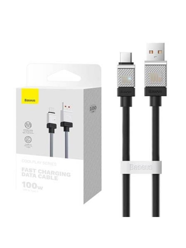 Baseus Cable USB do USB-C CoolPlay 100W 1m black