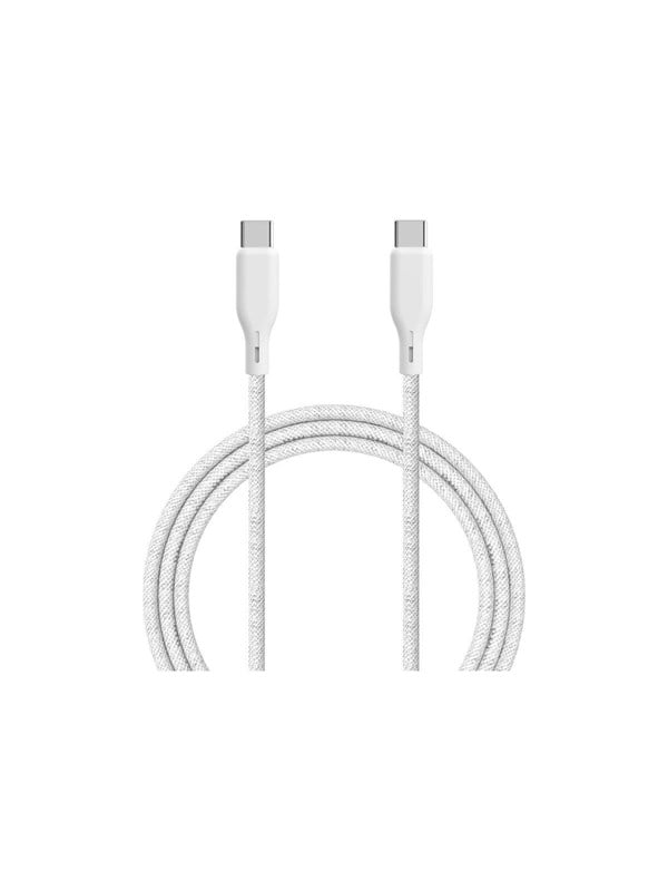 ESSENTIALS by UPSTRM 100W USB-C to USB-C Cable 25m - White
