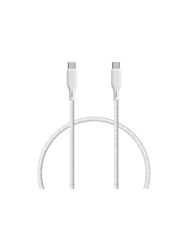 ESSENTIALS by UPSTRM 100W USB-C to USB-C Cable 12m - White
