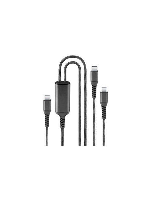 SKross Link Split Pro braided cable USB-C - 2x USB-C - 140W 150cm