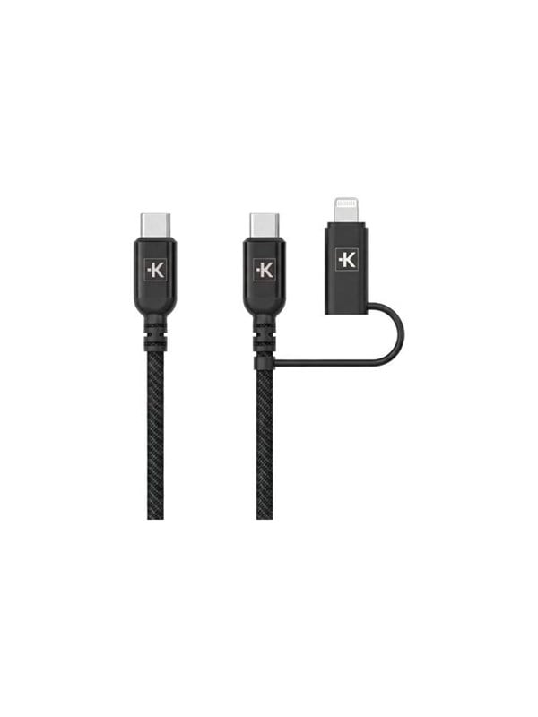 SKross Link Pro Cable 2in1 USB-C to Lightning 100W 100cm
