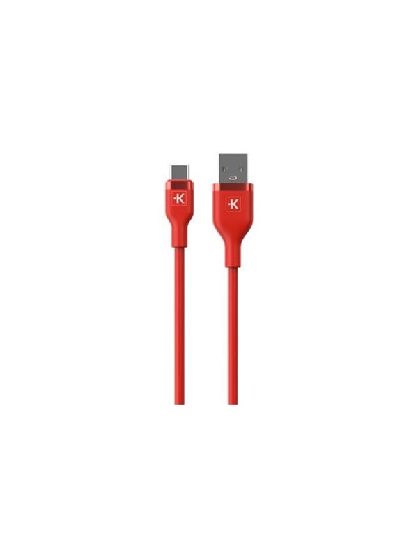 SKross Daily Cable 120cm 15W USB-A to USB-C - Red