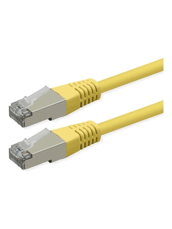 Roline patch cable - 15 m - yellow pantone 135C - Gelb