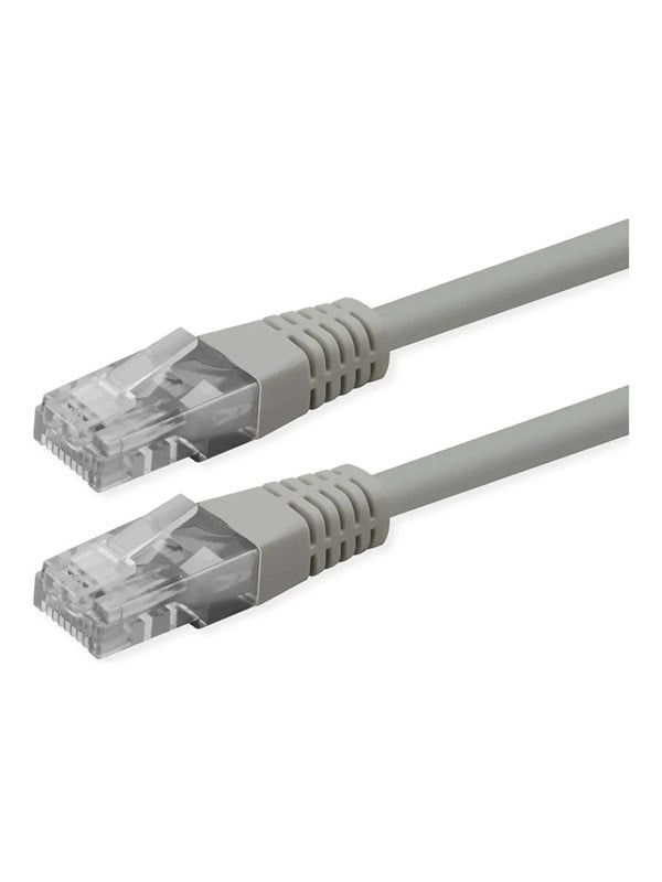 Roline patch cable - 3 m - grey RAL 7035 - Grau