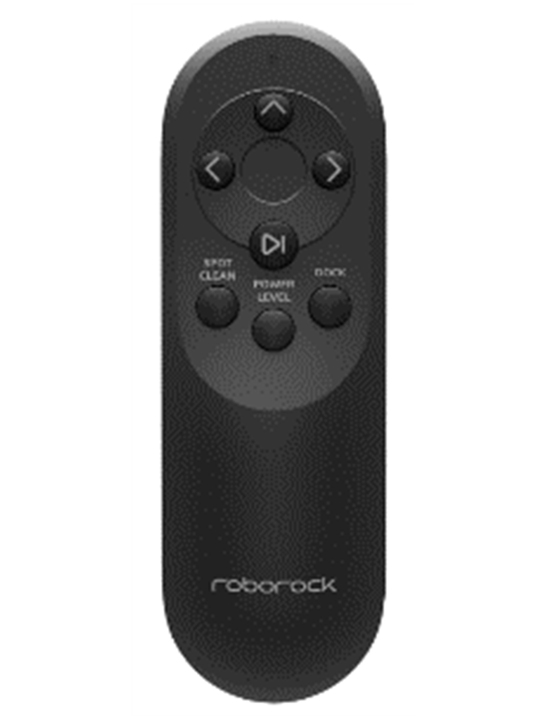 Roborock Roboter Staubsauger remote control black no battery