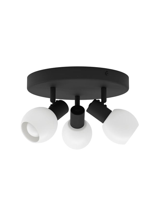 EGLO CASTELLAZO RONDEL 250 3L E14 SCHWARZWEISS
