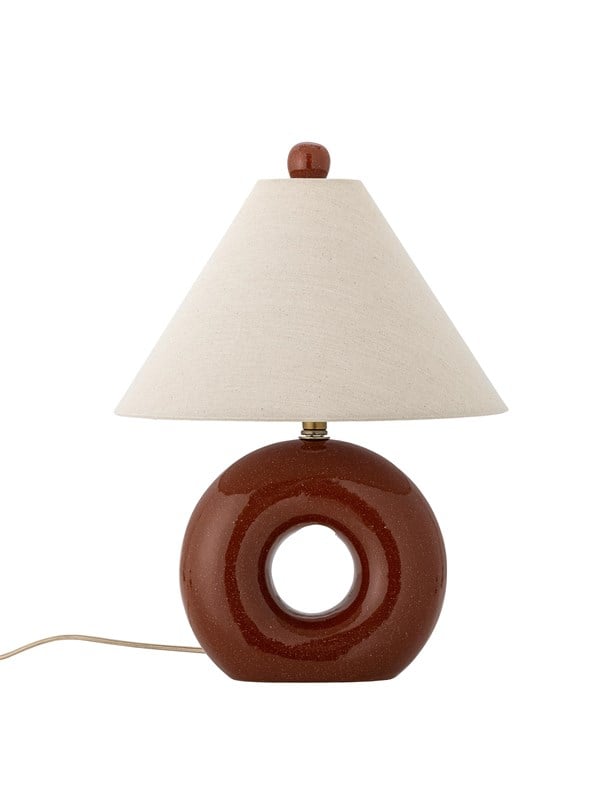 Bloomingville Panja Tischlampe Rot Steinzeug