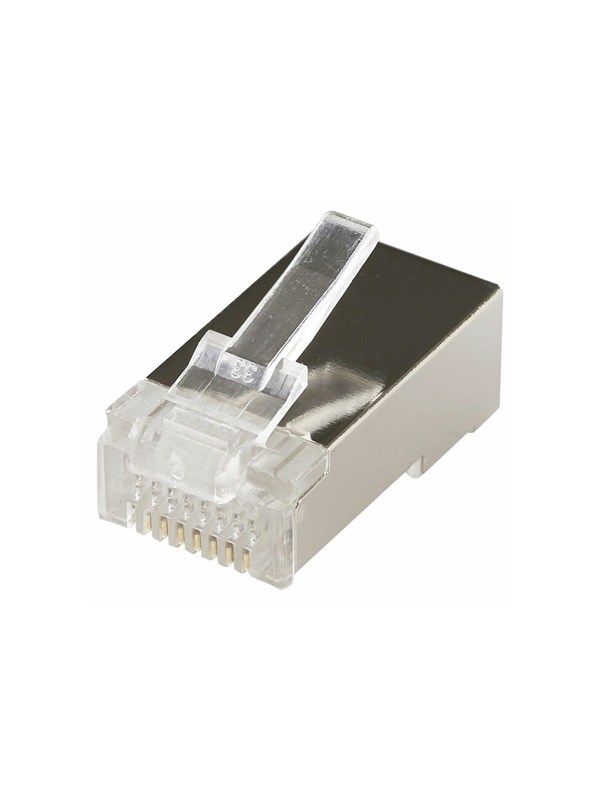 MicroConnect Easy Connector network connector - aluminium - Silber