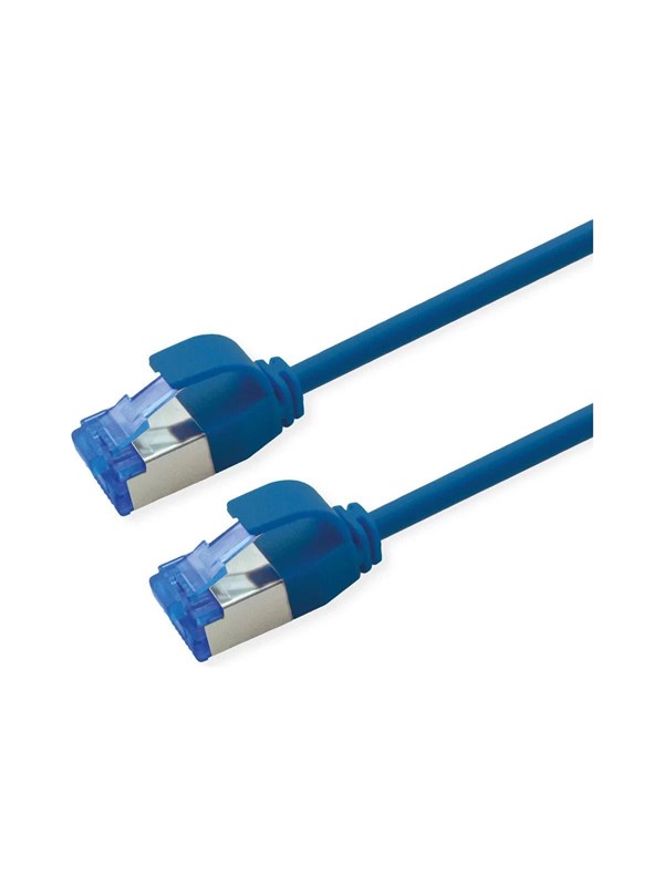 Roline patch cable - 15 m - blue pantone 647C - Blau
