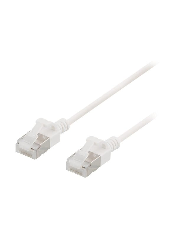 Deltaco patch cable - 2 m - white - Wei - 2m