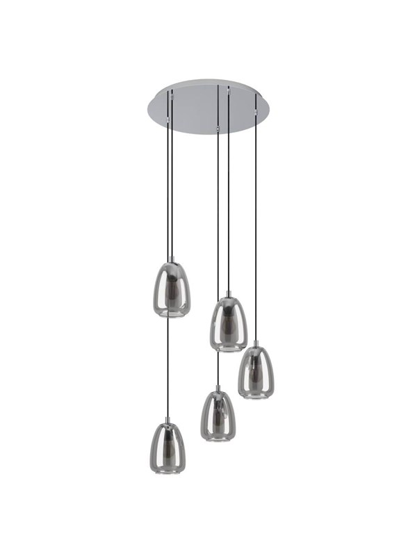 EGLO ALOBRASE Hngeleuchte schwarz-transparent