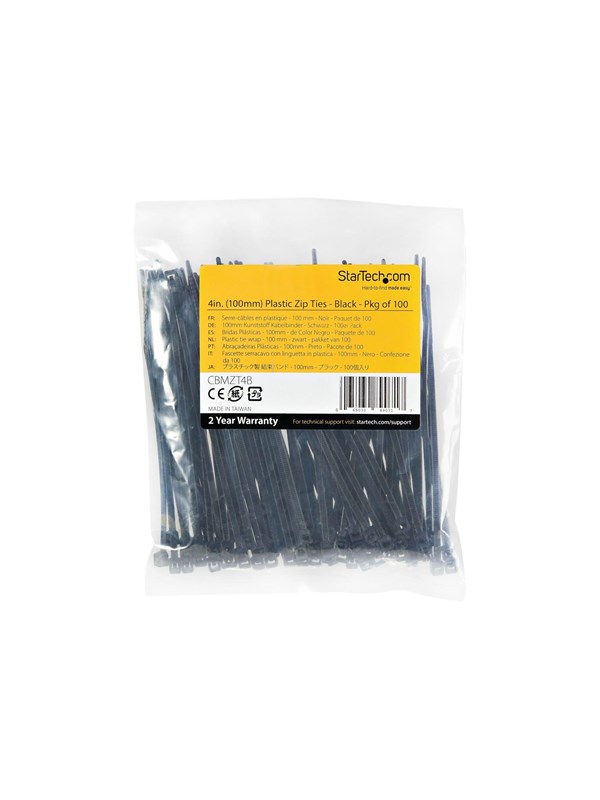 StarTechcom Cable Ties 2mm 100 pcs