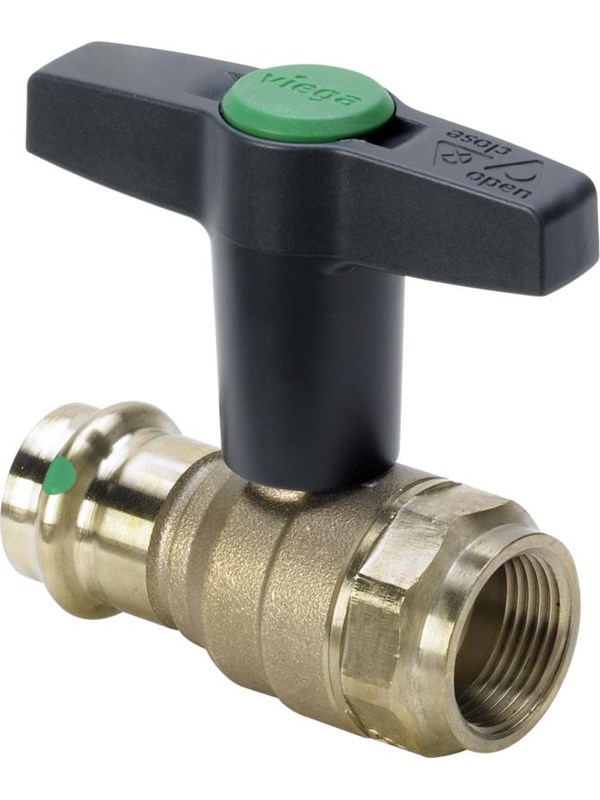 Viega Easytop ball valve 22 mm x 34 gunmetal