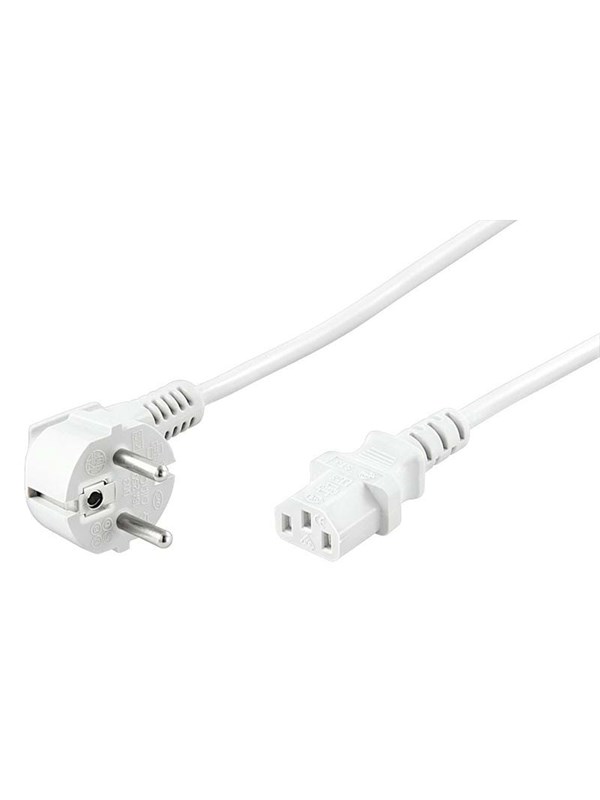 Pro Strom Kabel C13 1x90 - Wei - 25m