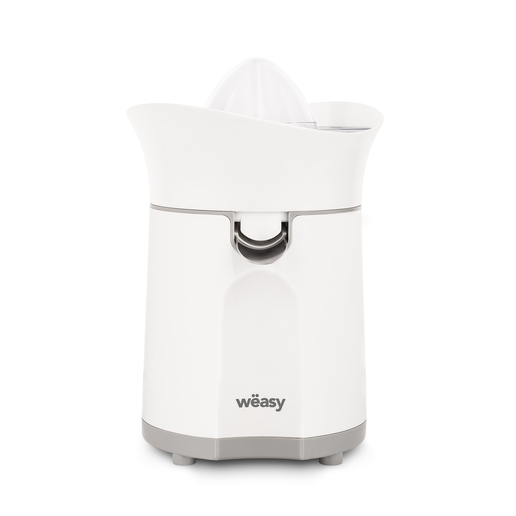Wëasy Elektrische Zitruspresse CITRU6 BPA-frei, 2 Kegel, spülmaschinenfest, Orangen-, Zitronen-, Grapefruitsaft, 85W