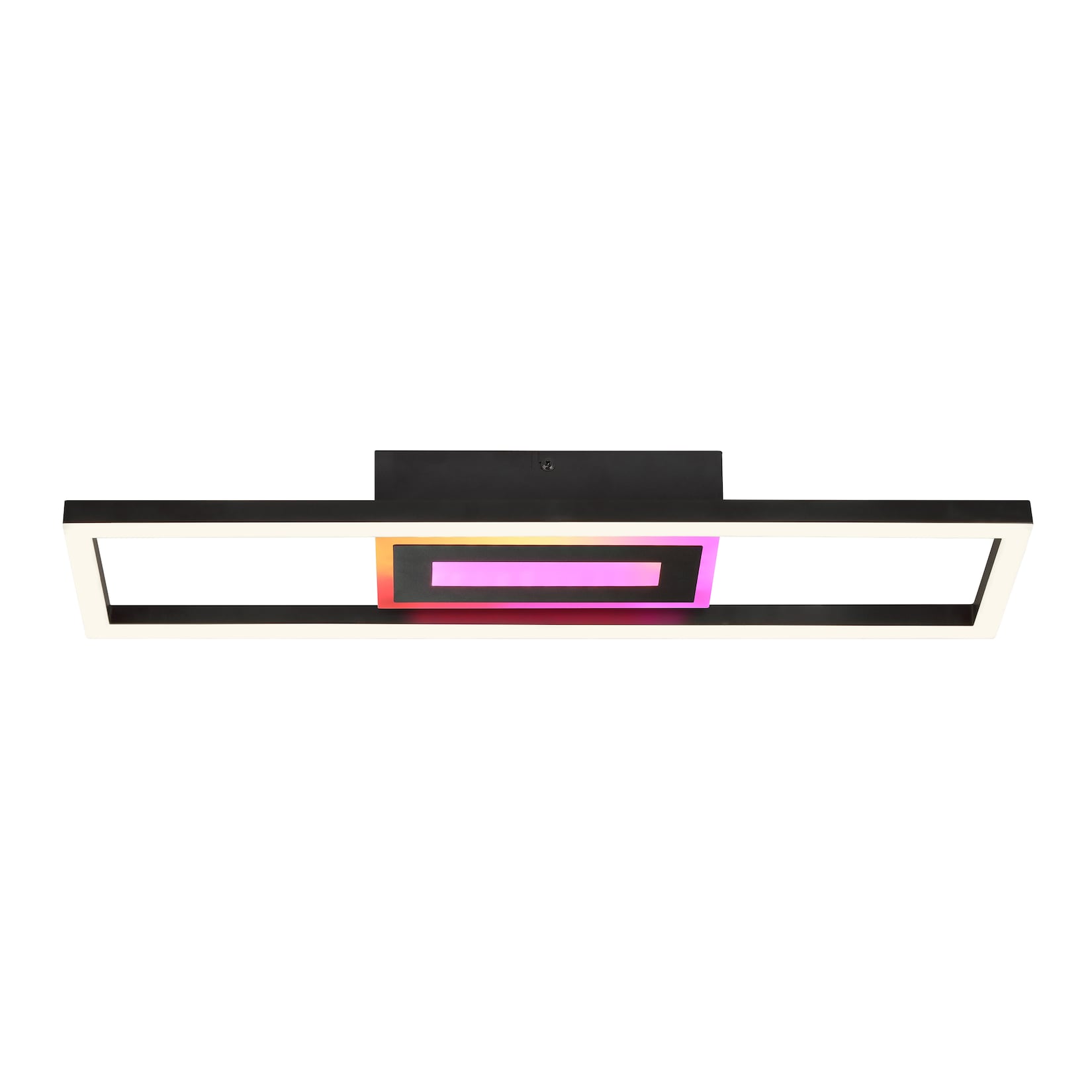 BRILLIANT Deckenleuchte Besson 55 x 16 x 5 cm, 2300 lm, 3000-6500 K, RGB Center Light, dimmbar, CCT