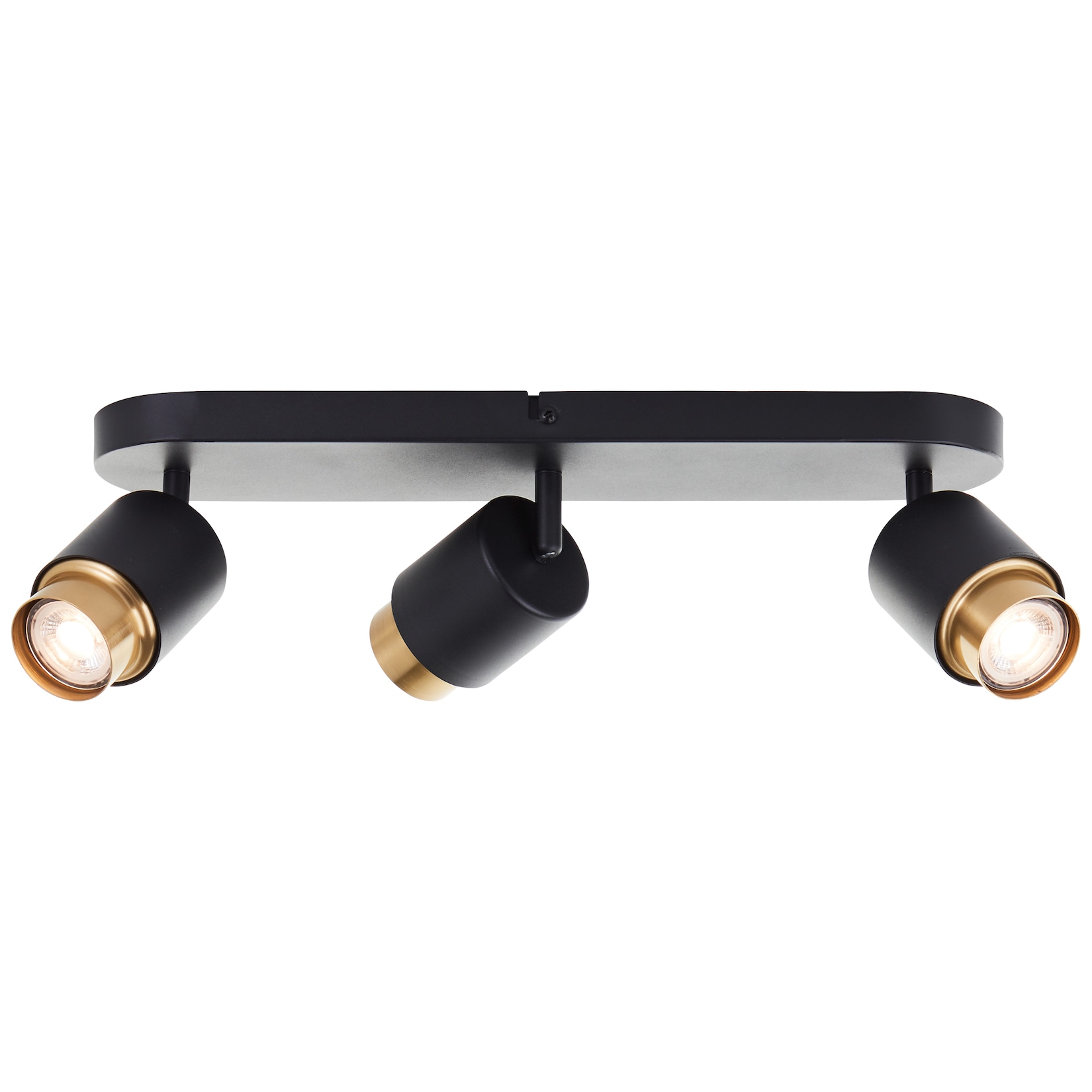 BRILLIANT Deckenstrahler Covelo, 53 cm, 350 lm, 3000 K, schwenkbar, schwarz goldfarben