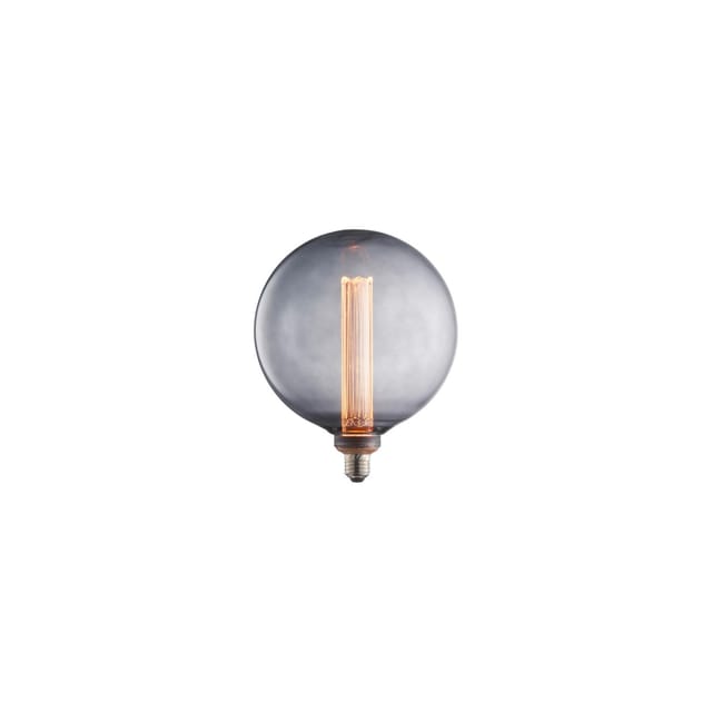 BRILLIANT Lampe LED-Globelampe G200 XL Filament E27 2,8W 120lm 2000K rauchglas