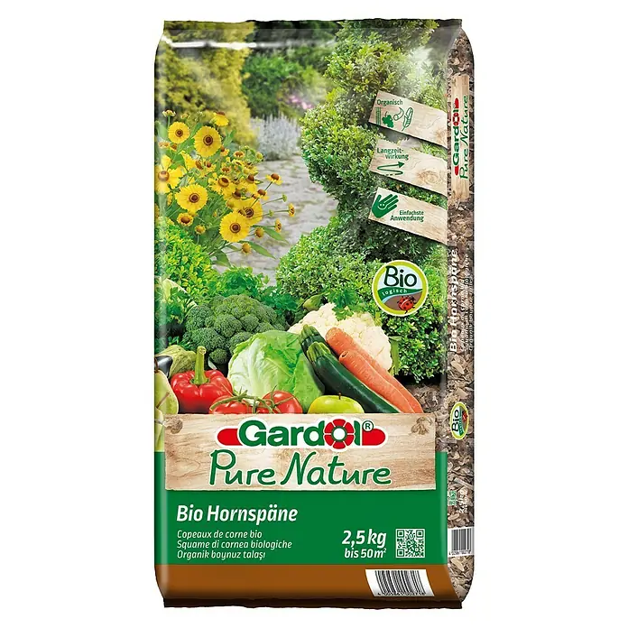 Gardol Hornspäne (2,5 kg, Max. Anwendungsfläche: 50 m²)