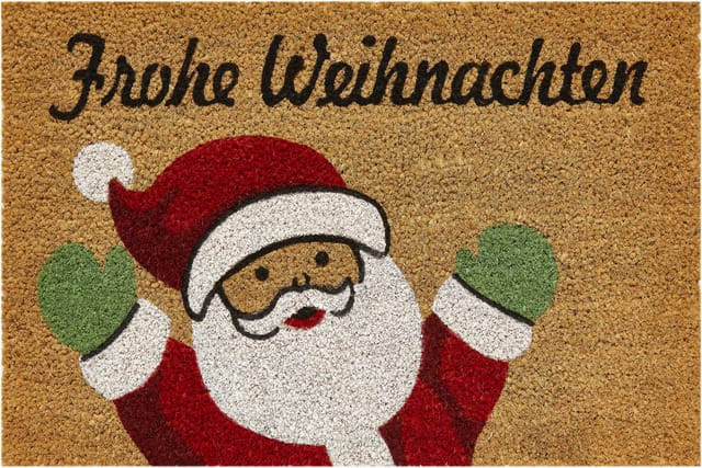 Andiamo Fußmatte Donus Frohe Weihnachten 40 x 60 cm natur