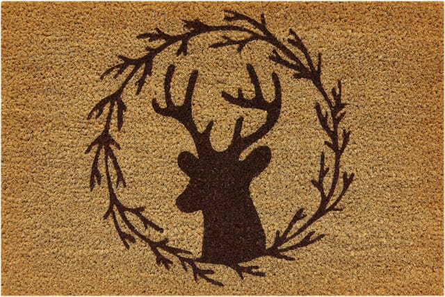 Andiamo Fußmatte Donus Hirschmotiv 40 x 60 cm natur