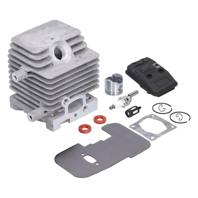Zylinderkolben -abgas -mufflerdichtung Kit Für Stihl Fs75 Fs80 Fs85 Pister Cutter Trimmer - Eosnow