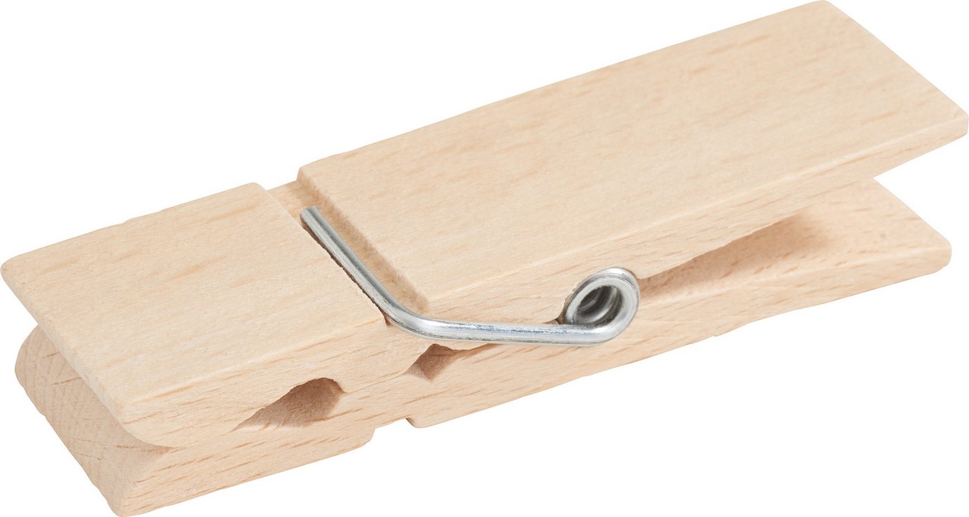 Helo Wäscheklammern Holz-Klammer, Breit